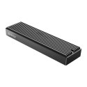 Kieszeń dyskowa M.2 NVME USB-C 10Gbps - czarna Kieszeń dyskowa M.2 NVME USB-C 10Gbps - czarna