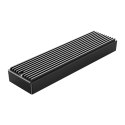 Kieszeń dyskowa M.2 NVME USB-C 10Gbps - czarna Kieszeń dyskowa M.2 NVME USB-C 10Gbps - czarna