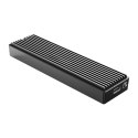 Kieszeń dyskowa M.2 NVME USB-C 10Gbps - czarna Kieszeń dyskowa M.2 NVME USB-C 10Gbps - czarna
