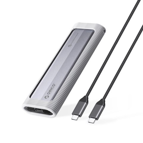 Kieszeń dyskowa M.2 NVME/NGFF USB-C 6Gbps/10Gbps - szara Kieszeń dyskowa M.2 NVME/NGFF USB-C 6Gbps/10Gbps - szara