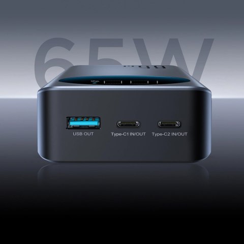 Powerbank Joyroom 30000mAh 65W z wyświetlaczem cyfrowym (JR-PBF05) - czarny Powerbank Joyroom 30000mAh 65W z wyświetlaczem cyfrowym (JR-PBF05) - czarny