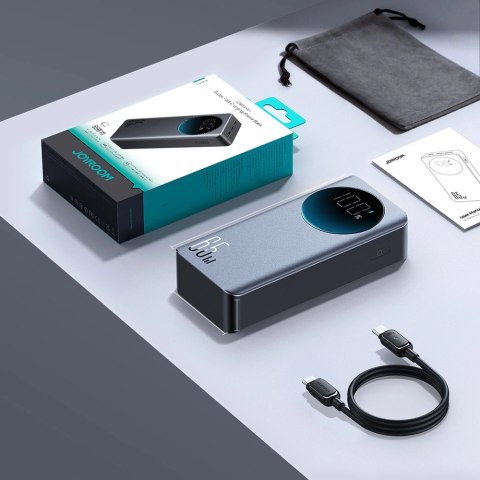 Powerbank Joyroom 30000mAh 65W z wyświetlaczem cyfrowym (JR-PBF05) - czarny Powerbank Joyroom 30000mAh 65W z wyświetlaczem cyfrowym (JR-PBF05) - czarny