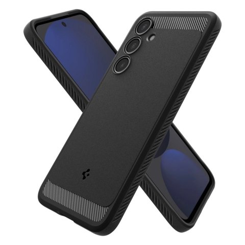 Etui Spigen Rugged Armor na Samsung Galaxy S24 FE - czarne Etui Spigen Rugged Armor na Samsung Galaxy S24 FE - czarne