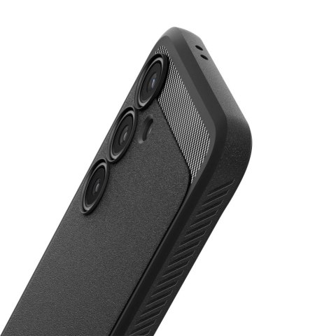 Etui Spigen Rugged Armor na Samsung Galaxy S24 FE - czarne Etui Spigen Rugged Armor na Samsung Galaxy S24 FE - czarne