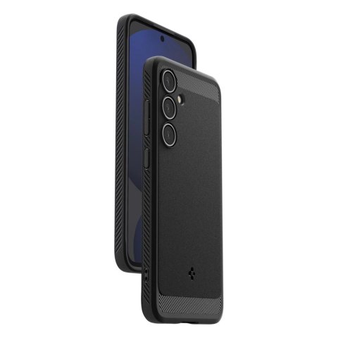 Etui Spigen Rugged Armor na Samsung Galaxy S24 FE - czarne Etui Spigen Rugged Armor na Samsung Galaxy S24 FE - czarne