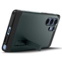 Etui Spigen Tough Armor MagSafe na Samsung Galaxy S25 Ultra - zielony