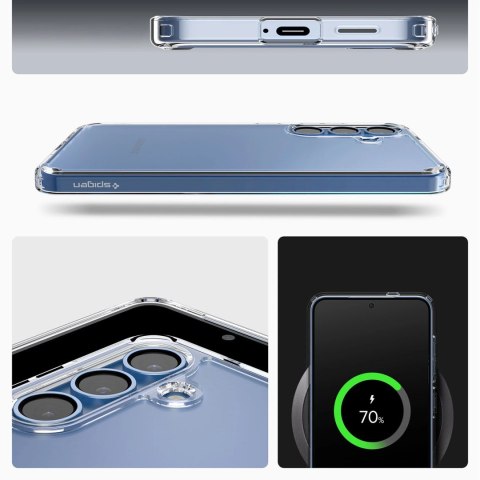 Etui Spigen Ultra Hybrid na Samsung Galaxy S25 - przezroczyste