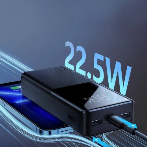 Joyroom powerbank 20000mAh 22.5W PD QC3.0 AFC czarny (JR-QP192) Joyroom powerbank 20000mAh 22.5W PD QC3.0 AFC czarny (JR-QP192)