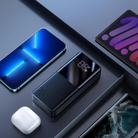 Joyroom powerbank 20000mAh 22.5W PD QC3.0 AFC czarny (JR-QP192) Joyroom powerbank 20000mAh 22.5W PD QC3.0 AFC czarny (JR-QP192)