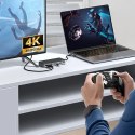 Kieszeń dyskowa M.2 z HUB 8w1 input: USB-C / output: 1x USB-A 3.2 + 1x 1x USB-C 3.2 + 2x USB-A 2.0 + 1x HDMI + 1x Ethernet - cza Kieszeń dyskowa M.2 z HUB 8w1 input: USB-C / output: 1x USB-A 3.2 + 1x 1x USB-C 3.2 + 2x USB-A 2.0 + 1x HDMI + 1x Ethernet - cza