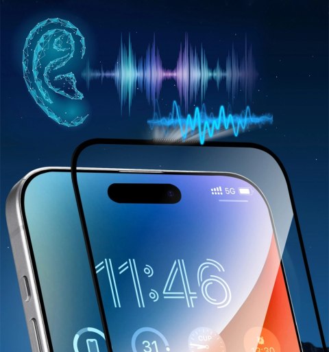 Szkło hartowane Joyroom JR-MKN0312 Corning Eyecare na iPhone 16 Pro Szkło hartowane Joyroom JR-MKN0312 Corning Eyecare na iPhone 16 Pro