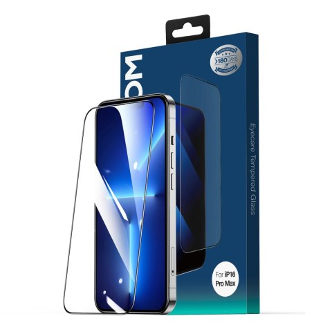 Szkło hartowane Joyroom JR-MLG0285 2.5D Anti-Blue Light + Dustproof z czarną ramką na iPhone 16 Pro Szkło hartowane Joyroom JR-MLG0285 2.5D Anti-Blue Light + Dustproof z czarną ramką na iPhone 16 Pro