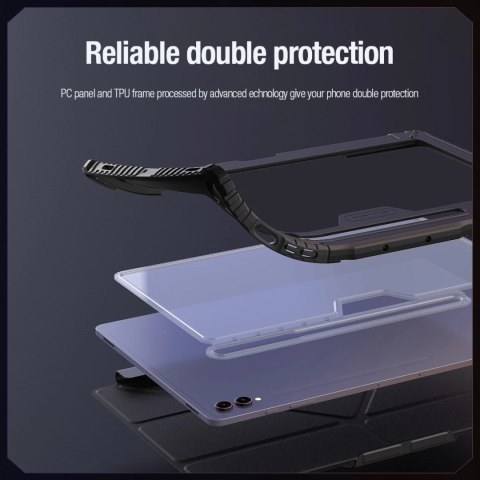 Etui Nillkin Bumper Leather Case Pro na Samsung Galaxy Tab S9 Ultra - czarne Etui Nillkin Bumper Leather Case Pro na Samsung Galaxy Tab S9 Ultra - czarne