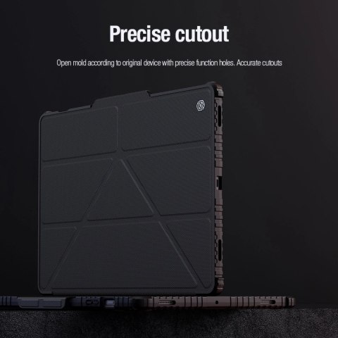 Etui Nillkin Bumper Leather Case Pro na Samsung Galaxy Tab S9 Ultra - czarne Etui Nillkin Bumper Leather Case Pro na Samsung Galaxy Tab S9 Ultra - czarne