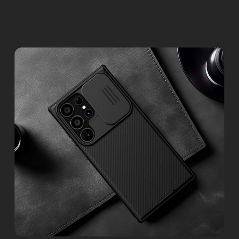 Etui Nillkin CamShield Pro pancerne z osłona na aparat do Samsung Galaxy S24 Ultra - czarne Etui Nillkin CamShield Pro pancerne z osłona na aparat do Samsung Galaxy S24 Ultra - czarne
