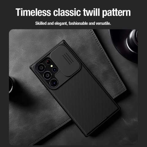 Etui Nillkin CamShield Pro pancerne z osłona na aparat do Samsung Galaxy S24 Ultra - czarne Etui Nillkin CamShield Pro pancerne z osłona na aparat do Samsung Galaxy S24 Ultra - czarne