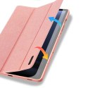 Etui z ekoskóry Dux Ducis Domo z podstawką do Samsung Tab S9 FE+ - różowe Etui z ekoskóry Dux Ducis Domo z podstawką do Samsung Tab S9 FE+ - różowe