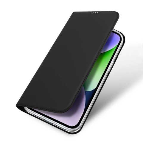 Etui z klapką i portfelem Dux Ducis Skin Pro do iPhone 15 - czarne Etui z klapką i portfelem Dux Ducis Skin Pro do iPhone 15 - czarne