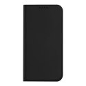Etui z klapką i portfelem Dux Ducis Skin Pro do iPhone 15 - czarne