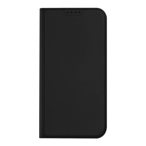 Etui z klapką i portfelem Dux Ducis Skin Pro do iPhone 15 - czarne Etui z klapką i portfelem Dux Ducis Skin Pro do iPhone 15 - czarne