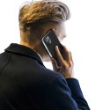 Etui z klapką i portfelem Dux Ducis Skin Pro do iPhone 15 - czarne