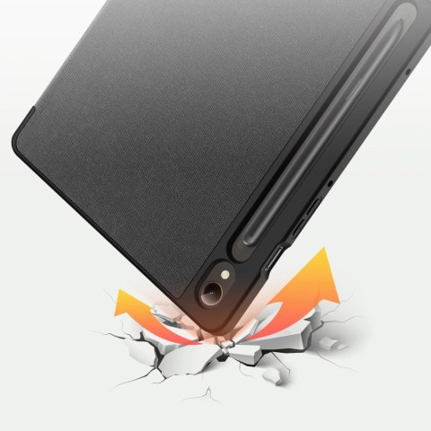 Etui z podstawką Dux Ducis Domo Samsung Galaxy Tab S9 FE - czarne Etui z podstawką Dux Ducis Domo Samsung Galaxy Tab S9 FE - czarne
