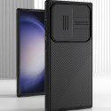 Nillkin CamShield Pro Magnetic Case etui do Samsung Galaxy S23 Ultra magnetyczne MagSafe z osłoną na aparat czarne Nillkin CamShield Pro Magnetic Case etui do Samsung Galaxy S23 Ultra magnetyczne MagSafe z osłoną na aparat czarne