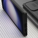 Nillkin CamShield Pro Magnetic Case etui do Samsung Galaxy S23 Ultra magnetyczne MagSafe z osłoną na aparat czarne Nillkin CamShield Pro Magnetic Case etui do Samsung Galaxy S23 Ultra magnetyczne MagSafe z osłoną na aparat czarne