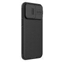 Pancerne etui Nillkin CamShield Pro Magnetic Case do iPhone 15 Pro z osłoną na aparat - czarne Pancerne etui Nillkin CamShield Pro Magnetic Case do iPhone 15 Pro z osłoną na aparat - czarne