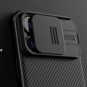 Pancerne etui Nillkin CamShield Pro Magnetic Case do iPhone 15 Pro z osłoną na aparat - czarne Pancerne etui Nillkin CamShield Pro Magnetic Case do iPhone 15 Pro z osłoną na aparat - czarne