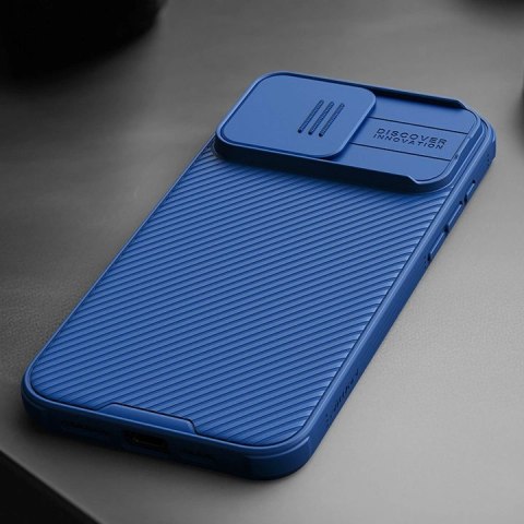 Pancerne etui Nillkin CamShield Pro Magnetic Case do iPhone 15 Pro z osłoną na aparat - czarne Pancerne etui Nillkin CamShield Pro Magnetic Case do iPhone 15 Pro z osłoną na aparat - czarne