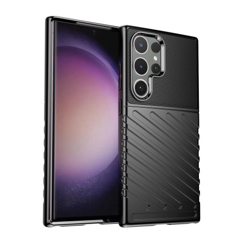 Pancerne etui Thunder Case na Samsung Galaxy S24 Ultra - czarny Pancerne etui Thunder Case na Samsung Galaxy S24 Ultra - czarny