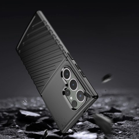 Pancerne etui Thunder Case na Samsung Galaxy S24 Ultra - czarny Pancerne etui Thunder Case na Samsung Galaxy S24 Ultra - czarny