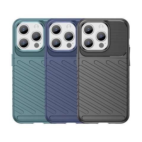 Pancerne etui iPhone 15 Pro Thunder Case - czarne Pancerne etui iPhone 15 Pro Thunder Case - czarne