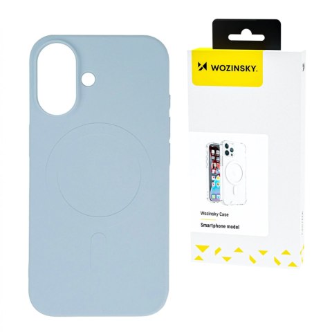 Etui Liquid Silicone Case MagSafe na Samsung Galaxy S25+ - niebieskie Etui Liquid Silicone Case MagSafe na Samsung Galaxy S25+ - niebieskie