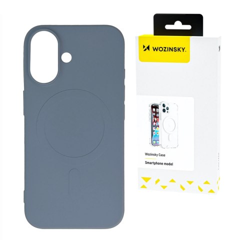 Etui Liquid Silicone Case MagSafe na Samsung Galaxy S25+ - szare Etui Liquid Silicone Case MagSafe na Samsung Galaxy S25+ - szare