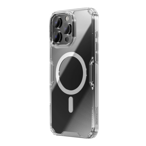 Etui Nillkin Nature Pro Magnetic Case z MagSafe na iPhone 16 Pro - przezroczysto-białe Etui Nillkin Nature Pro Magnetic Case z MagSafe na iPhone 16 Pro - przezroczysto-białe