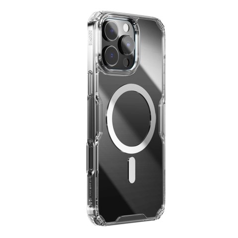 Etui Nillkin Nature Pro Magnetic Case z MagSafe na iPhone 16 Pro - przezroczysto-białe Etui Nillkin Nature Pro Magnetic Case z MagSafe na iPhone 16 Pro - przezroczysto-białe