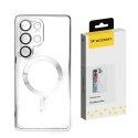 Etui Wozinsky Electroplated Magsafe na Samsung Galaxy S24 FE - srebrne Etui Wozinsky Electroplated Magsafe na Samsung Galaxy S24 FE - srebrne