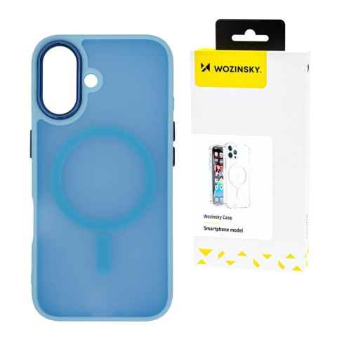 Etui Wozinsky Fashion Case MagSafe na Samsung Galaxy S25 - niebieskie Etui Wozinsky Fashion Case MagSafe na Samsung Galaxy S25 - niebieskie