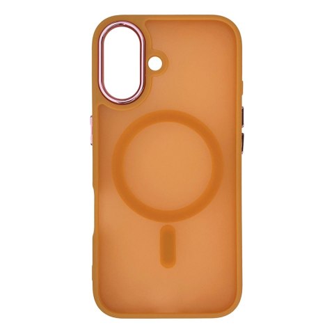 Etui Wozinsky Fashion Case MagSafe na Samsung Galaxy S25 - pomarańczowe Etui Wozinsky Fashion Case MagSafe na Samsung Galaxy S25 - pomarańczowe