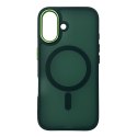 Etui Wozinsky Fashion Case z MagSafe na Samsung Galaxy S24 FE - zielone Etui Wozinsky Fashion Case z MagSafe na Samsung Galaxy S24 FE - zielone