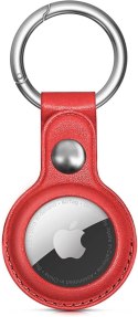 Etui do Apple AirTag z ekoskóry - czarne, brązowe, czerwone, niebieskie - 4 sztuki Etui do Apple AirTag z ekoskóry - czarne, brązowe, czerwone, niebieskie - 4 sztuki