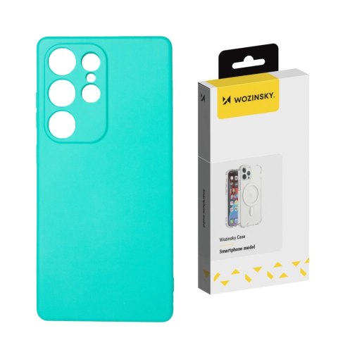Silikonowe etui Wozinsky Silicone Case na Samsung Galaxy S24 FE - miętowe Silikonowe etui Wozinsky Silicone Case na Samsung Galaxy S24 FE - miętowe