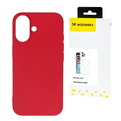 Silikonowe etui Wozinsky Silicone Case na Samsung Galaxy S25+ - czerwone Silikonowe etui Wozinsky Silicone Case na Samsung Galaxy S25+ - czerwone