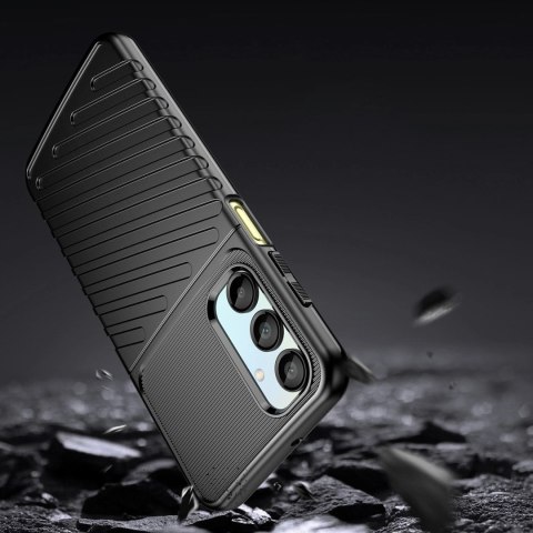 Thunder Case etui do Samsung Galaxy A16 / A16 5G silikonowy pancerny pokrowiec - czarne Thunder Case etui do Samsung Galaxy A16 / A16 5G silikonowy pancerny pokrowiec - czarne