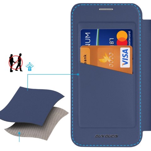 Etui Dux Ducis Skin X Pro z MagSafe na iPhone 16e - niebieskie Etui Dux Ducis Skin X Pro z MagSafe na iPhone 16e - niebieskie