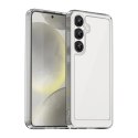 Etui Outer Space Case na Samsung Galaxy S25 Edge pokrowiec z elastyczną ramką - przezroczyste