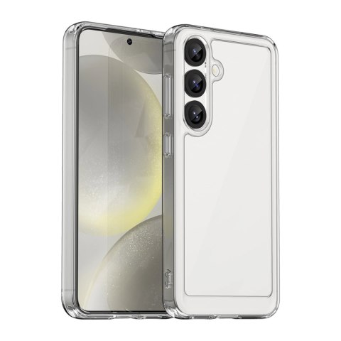 Etui Outer Space Case na Samsung Galaxy S25 Edge pokrowiec z elastyczną ramką - przezroczyste Etui Outer Space Case na Samsung Galaxy S25 Edge pokrowiec z elastyczną ramką - przezroczyste