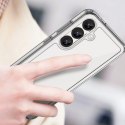 Etui Outer Space Case na Samsung Galaxy S25 Edge pokrowiec z elastyczną ramką - przezroczyste